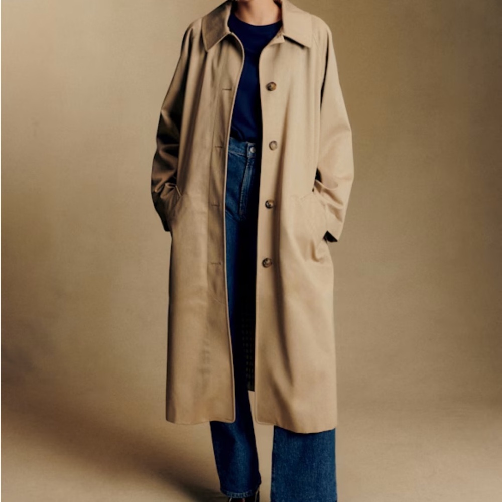 Sezane Tan Trench Coat